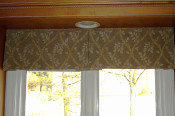 box pleated valance