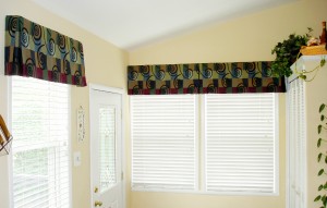 box pleated valance