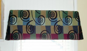 box pleated valance