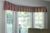 box pleated bell valance